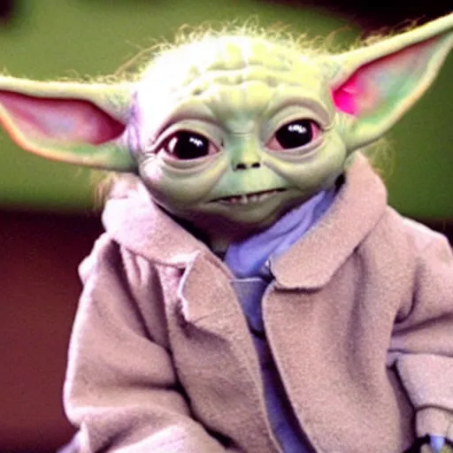 Image similar to baby yoda as a senator