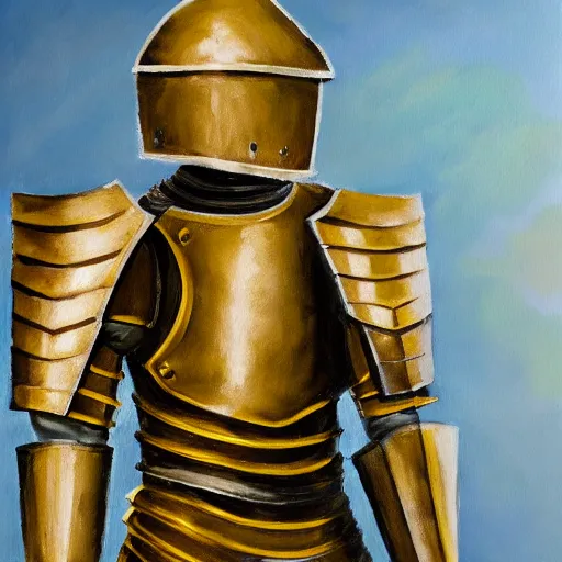 Image similar to a full armored knight praising a cannabis leaf. oil painting. 4 k.