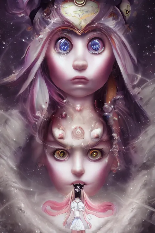 Image similar to a portrait of a sailor moon by natalie shau, naoto hattori, jacqueline e and bastien lecouffe deharme, trending on artstation, artstationhd, artstationhq, unreal engine, 4 k, 8 k