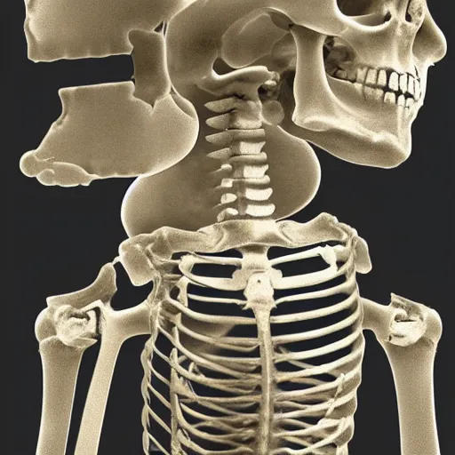 Image similar to x - ray of thomas the tank engine, with human skeleton inside, ultrarealistic, 8 k