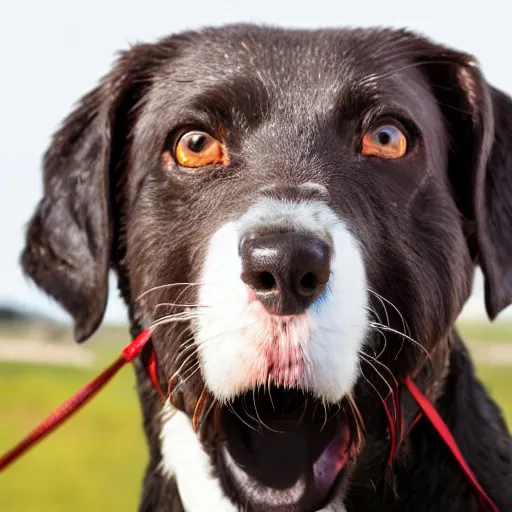 Image similar to professional photograph of handsome male happy smiling danish - swedish farmdog