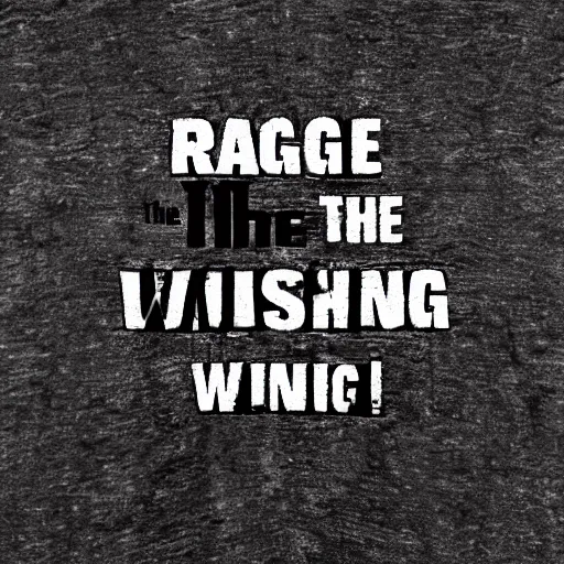 Image similar to rage against the washing machine