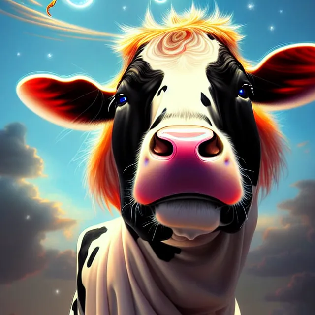 Prompt: epic professional digital art of 🐄 🐭 🍁, best on artstation, cgsociety, wlop, cosmic, epic, stunning, gorgeous, much detail, much wow, masterpiece