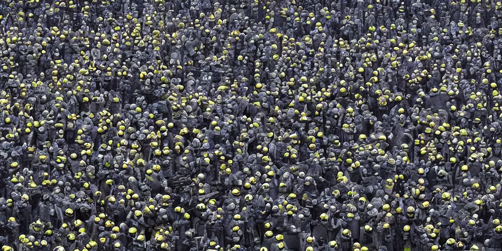 Prompt: minions taking over the world, post-apocalyptic, cinematic, 8k UHD