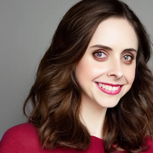 Image similar to alison brie portrait, 8k resolution, amazing detail, hyper realistic