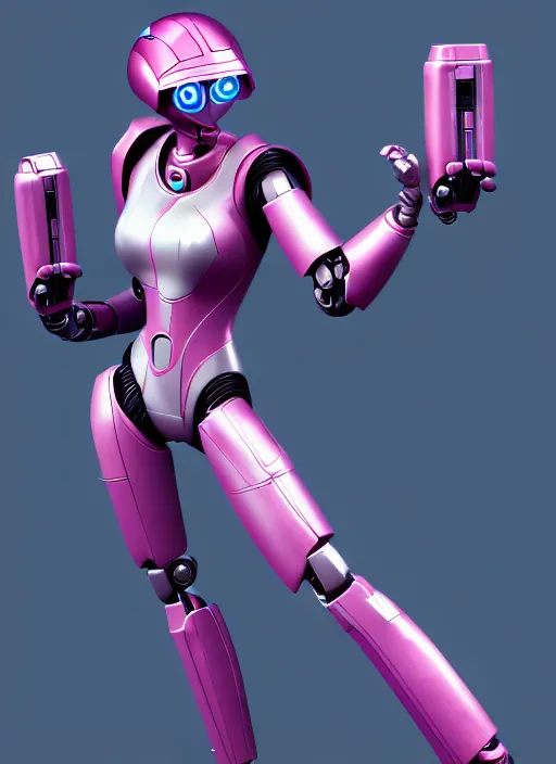 Prompt: The Transformer Arcee as Helen Parr, android heroine, robot girl, 3d model, curvy, octane render, many intricate details, artstation trending, conceptart.com, official media