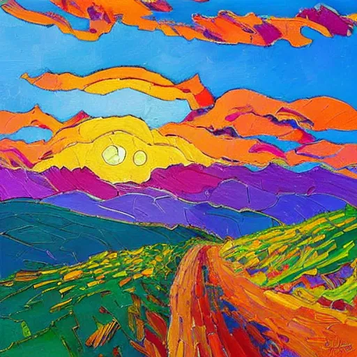 Image similar to sun landscape by erin hanson