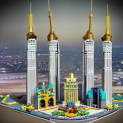 Prompt: Riyadh city lego set