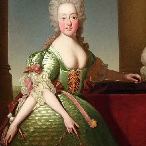 Prompt: alex jones, 1 8 th century, french royal court