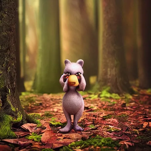 Prompt: very very very very cute V, portrait, pixar style, forest background, cinematic lighting, award winning creature portrait photography