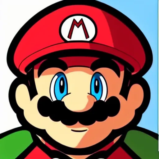 Image similar to sad super mario