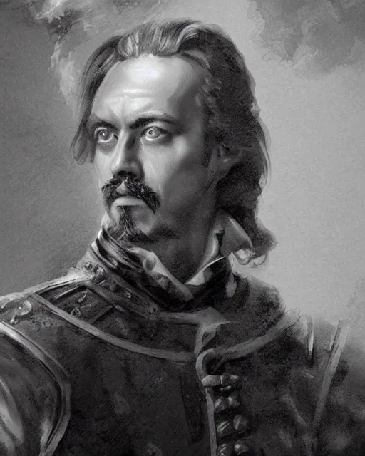 Prompt: photo of peter the great, hyper realistic face, in the style of greg rutkowski, fantasy, amazing detail, epic, elegant, smooth, sharp focus, from the front