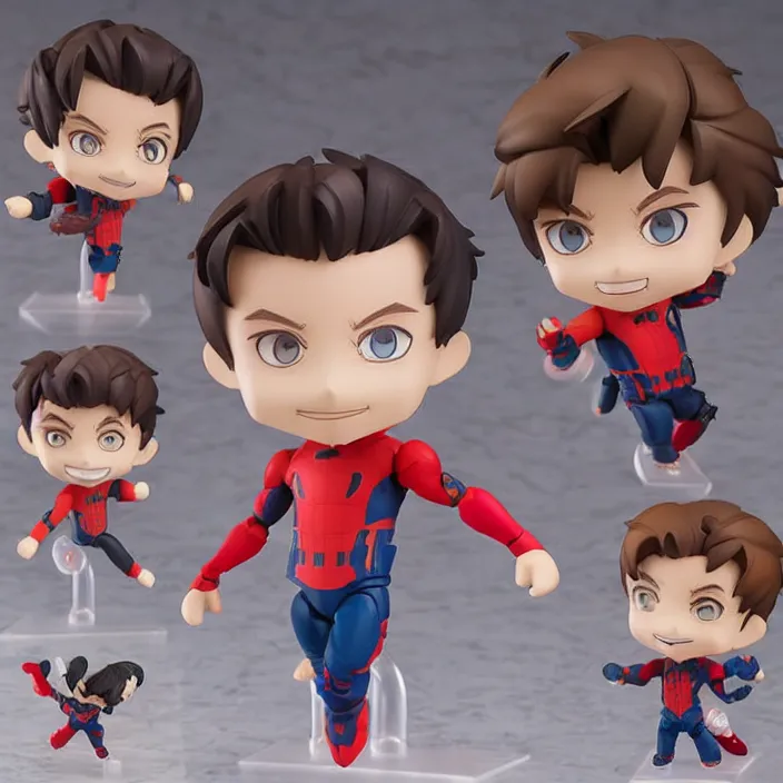 Image similar to tom holland, an anime nendoroid of tom holland, figurine, detailed product photo