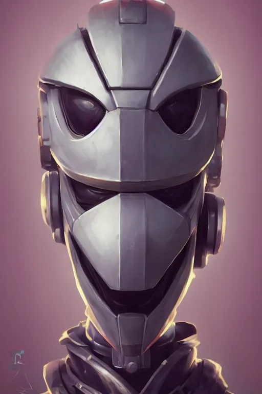 Image similar to epic mask helmet robot ninja portrait stylized as fornite style game design fanart by concept artist gervasio canda, behance hd by jesper ejsing, by rhads, makoto shinkai and lois van baarle, ilya kuvshinov, rossdraws global illumination radiating a glowing aura global illumination ray tracing hdr render in unreal engine 5