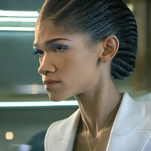 Prompt: movie still of Zendaya as Sade, dramatic lighting, cinematic, vivid ligthing, high quality, highly detailed