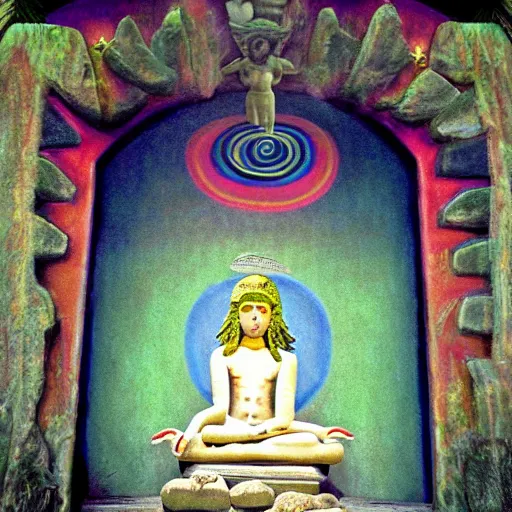 Prompt: Paintography portrait of the Gateway to nirvana