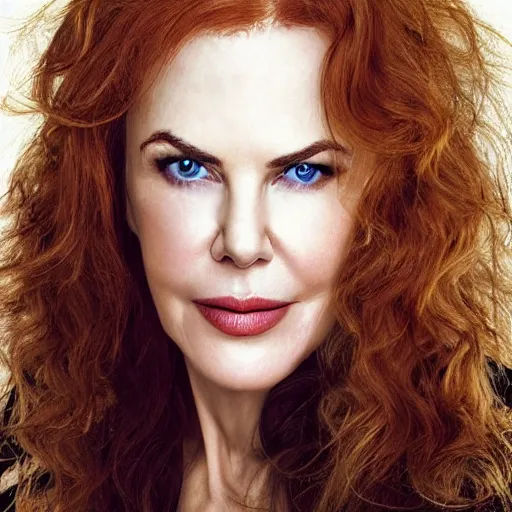 Image similar to face of Greek Nicole Kidman