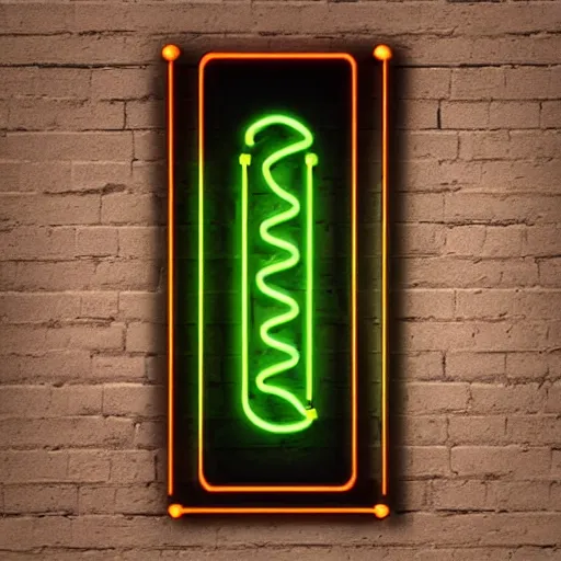 Image similar to vintage neon sign