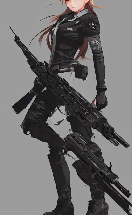 HD wallpaper: weapon, anime, sniper rifle, anime girls, snipers | Wallpaper  Flare