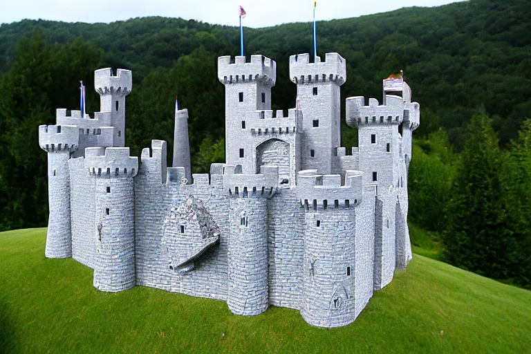 Image similar to a completed castle