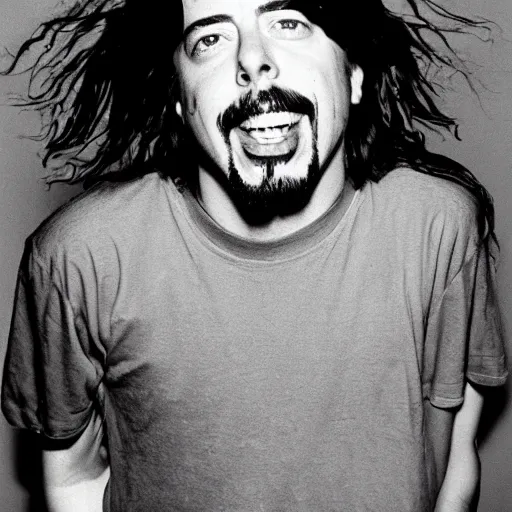 Image similar to 2 1 yo dave grohl 1 9 9 4 rock tour photograph, rollingstone magazine