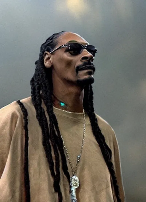 Prompt: Snoop dogg in the lord of the ring's universe