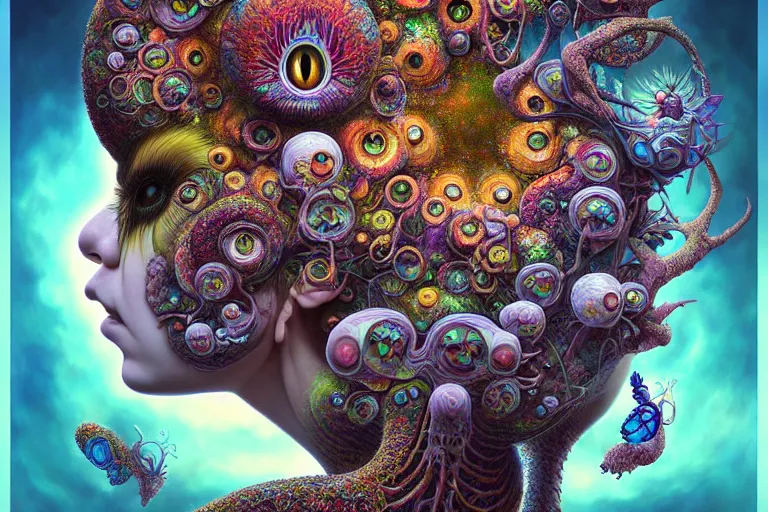 Prompt: art by yoko d'holbachie feat naoto hattori, caitlin hacket and hannah yata featuring archan nair. visionary psychedelic fineart painting. gigapixel resolution. intricate detailed. beautiful dramatic cinematic. in the style of subject zero. hyperrealistic render. dreamy blurry pastel aquarel background.