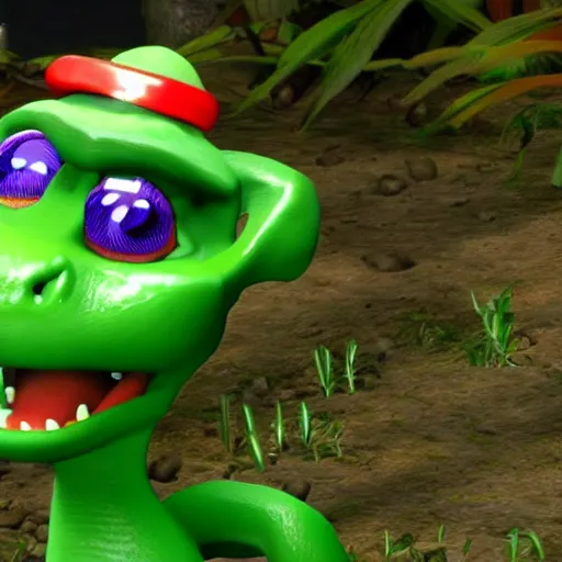 Image similar to New 2023 Gex PC game, official promotional screenshot, ultra HD graphics, 8k, super realistic render