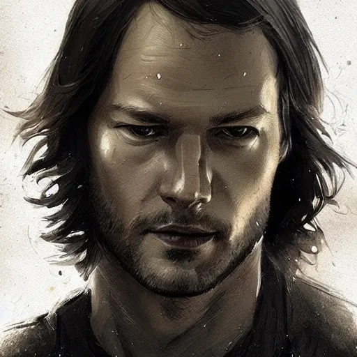 Image similar to “ portrait of jared padalecki by greg rutkowski, young, attractive, highly detailed portrait, scifi, digital painting, artstation, concept art, smooth, sharp foccus ilustration, artstation hq ”