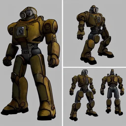 Image similar to Fallout X0-1 power armor