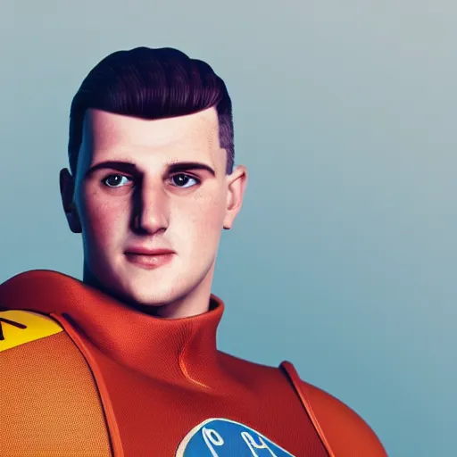 Image similar to nikola jokic is disney prince, high quality illustration, trending on artstation, octane render, 4 k, pixar rendering,