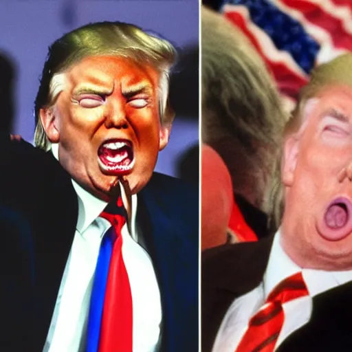 Image similar to donald trump licking michael jackson