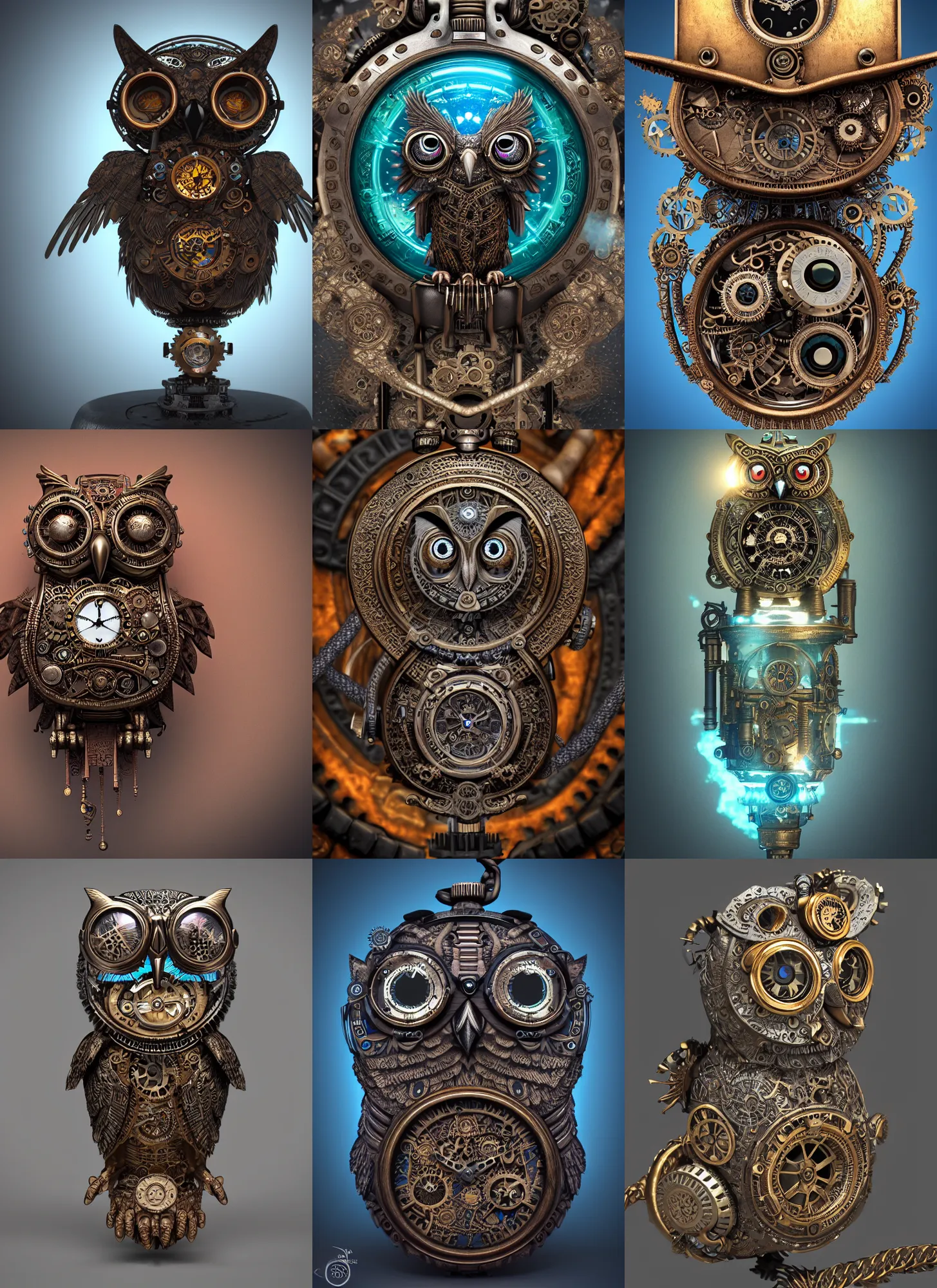 Prompt: steampunk aztec owl pocketwatch, intricate detail, volumetric lighting, epic composition, hyper detailed, ultra realistic, sharp focus, octane render, lava lamp, blue moon, volumetric, ray tracing, artstation trending, cgsociety, sense of awe, swirling mist, 4 k