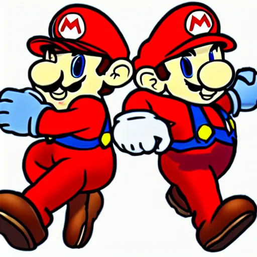 Prompt: Mario sisters