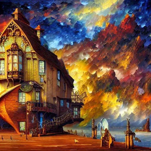 Image similar to 3 d render by android jones, james christensen, rob gonsalves, leonid afremov and tim white