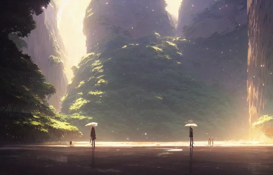 Image similar to makoto shinkai concept art of the spork polyp dimension, key visual, ambient lighting, highly detailed, digital painting, artstation, concept art, sharp focus, by makoto shinkai and akihiko yoshida and hidari and wlop and greg rutkowski