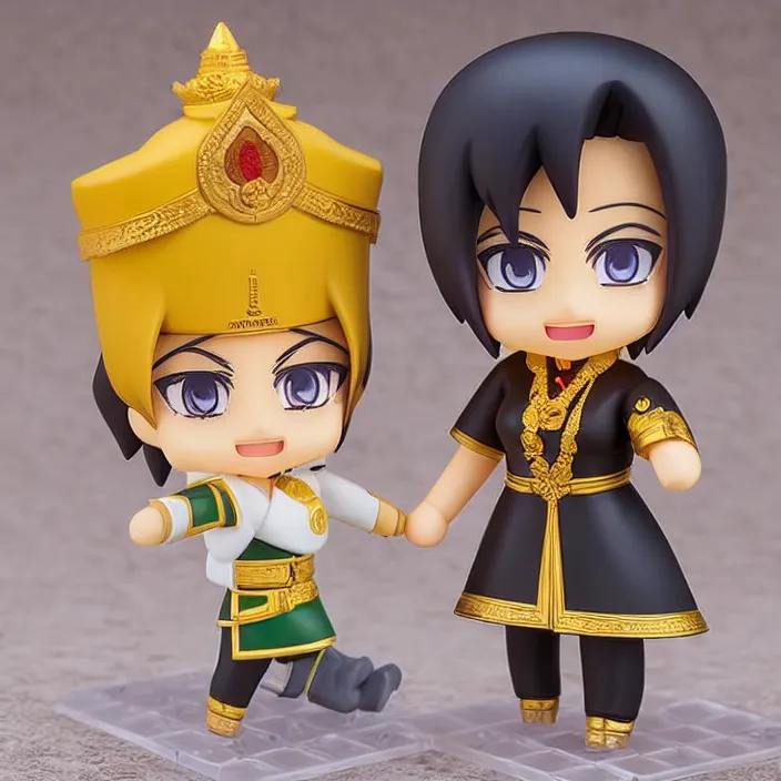 Image similar to Min Aung Hlaing from Myanmar, An anime Nendoroid of dictator Min Aung Hlaing from Myanmar , figurine, detailed product photo