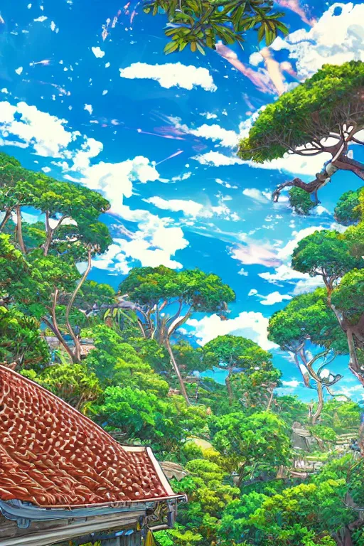 Prompt: seychelles landscape with sky bright and open sky. hyperrealistic anime background illustration by kim jung gi, colorful, extremely detailed intricate linework, smooth, super sharp focus, bright colors, high contrast, matte, octopath traveler, unreal engine 5 highly rendered, global illumination, radiant light