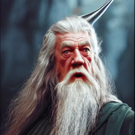 Prompt: gandalf the red