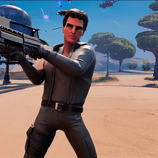 Image similar to Tom Cruise in Fortnite