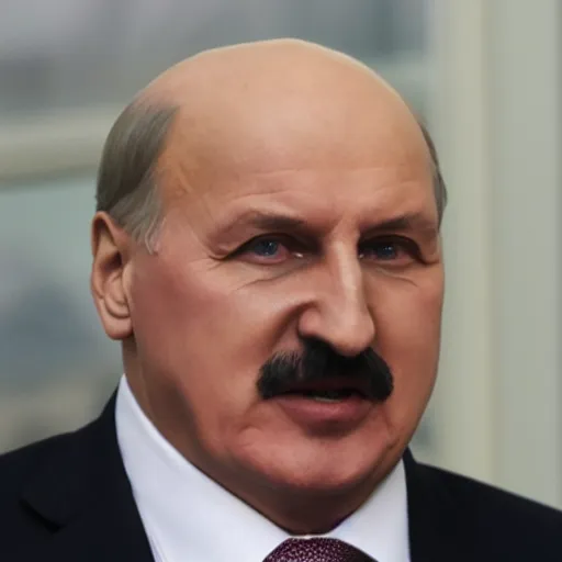 Image similar to Alexander Lukashenko as a supervillain, devilishly holding earth in his hands