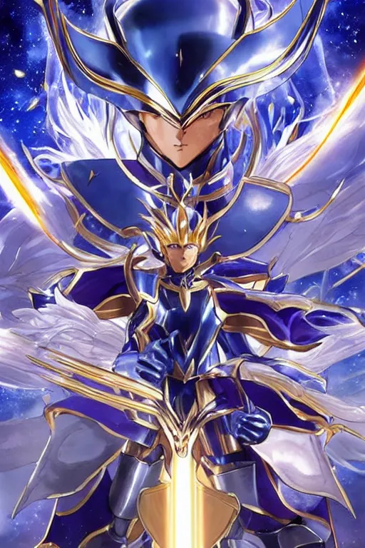 Image similar to 2 0 2 2 knights of the zodiac saint seiya battle for sanctuary hero suit armor comics mask minimalist verytoon nautiljon animes toei animation namco bandai, art by artgerm and greg rutkowski and magali villeneuve