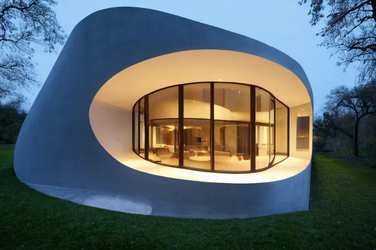 Image similar to a house, shaped like a table