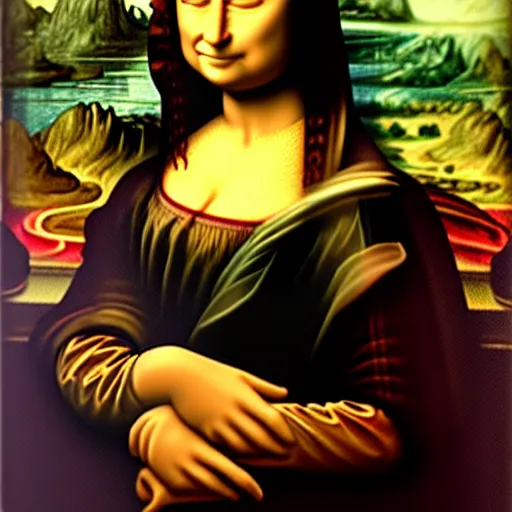 Prompt: the mona lisa in the style of obama