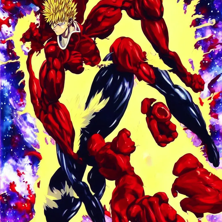 onepunchman #one #punch #cosmic #hero #garou #saitama #animeart