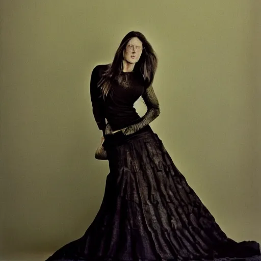 Image similar to a portrait of a woman by annie leibovitz