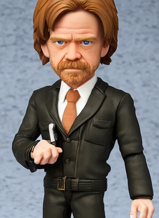 Image similar to william h. macy, an nendoroid of william h. macy figurine, realistic face, detailed product photo