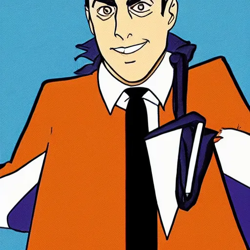 Prompt: jerry seinfeld as a jojo character