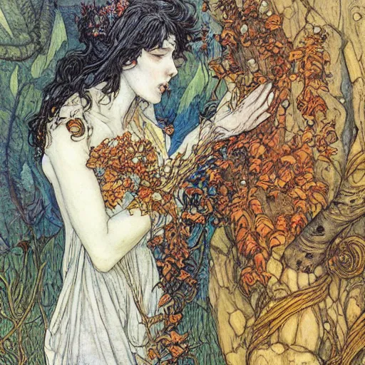 Prompt: artwork by rebecca guay - n 6