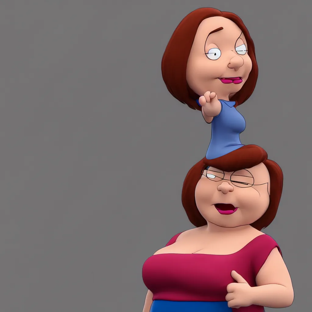 lois from family guy 4 k render hyper realistic, | Stable Diffusion